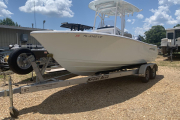 Used 2020 Sportsman 212 Platinum 21ft Center Console Ice Blue and White